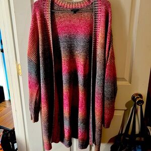 Torrid Plus Size Rainbow Cardigan